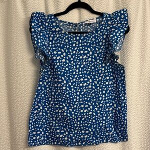 Michelle McDowell Flutter Sleeveless Shirt